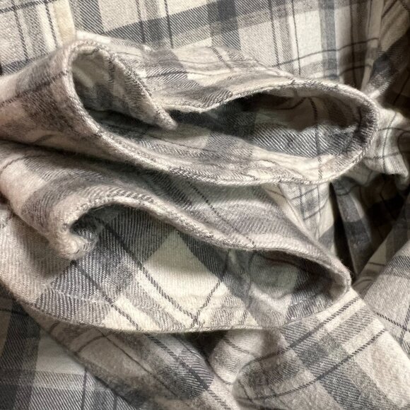 Billy Reid Gray Plaid Casual Button Down Shirt - Picture 3 of 10